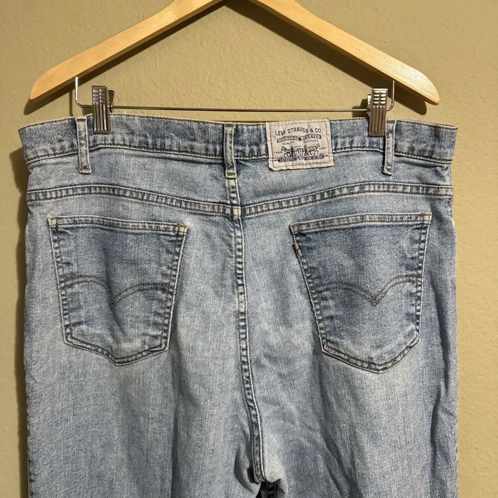 Levis Vintage Gray Tab Flex Jeans Soft 38 x 30 695 Rare